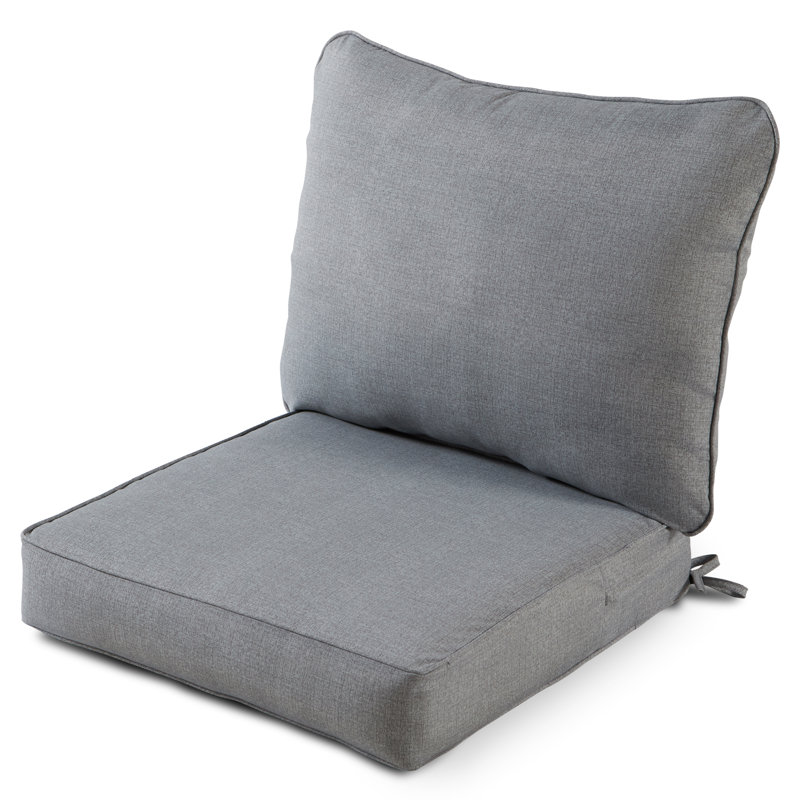 Ebern Designs 2 Piece Deep Seat Outdoor Replacement Cushion Set Wayfair